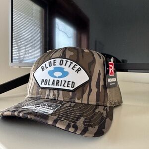 Blue Otter Polarized Camo Hat